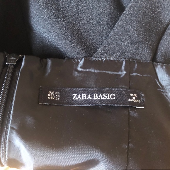 Zara black strap, wide leg jumpsuit. Worn only once. Perfect condition. Size XS. - Picture 5 of 6
